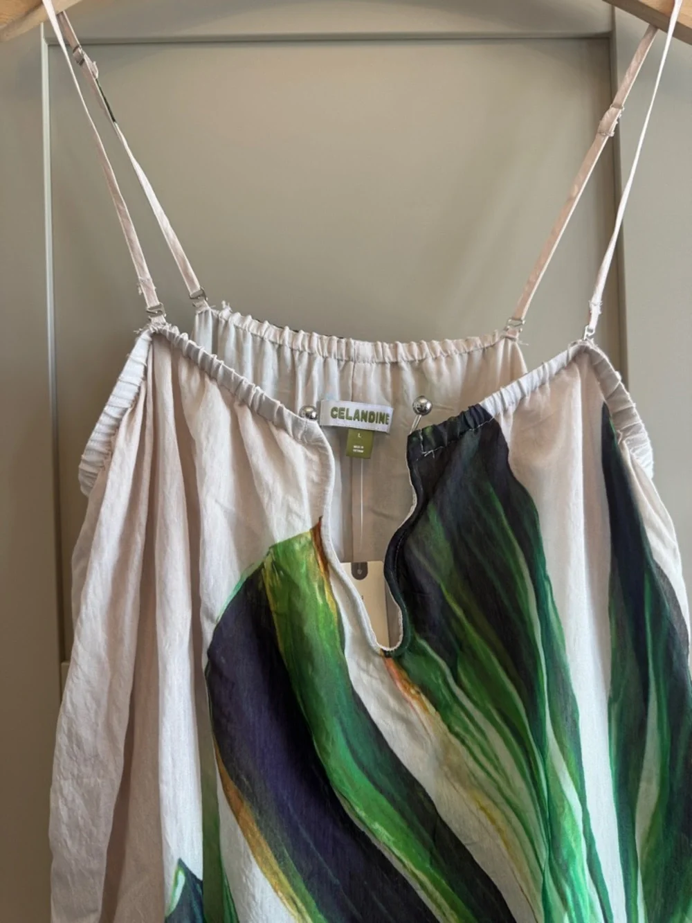 Celandine Botanical Printed Midi Dress NWT Resort Vacation Ready Anthropologie - Picture 2 of 8